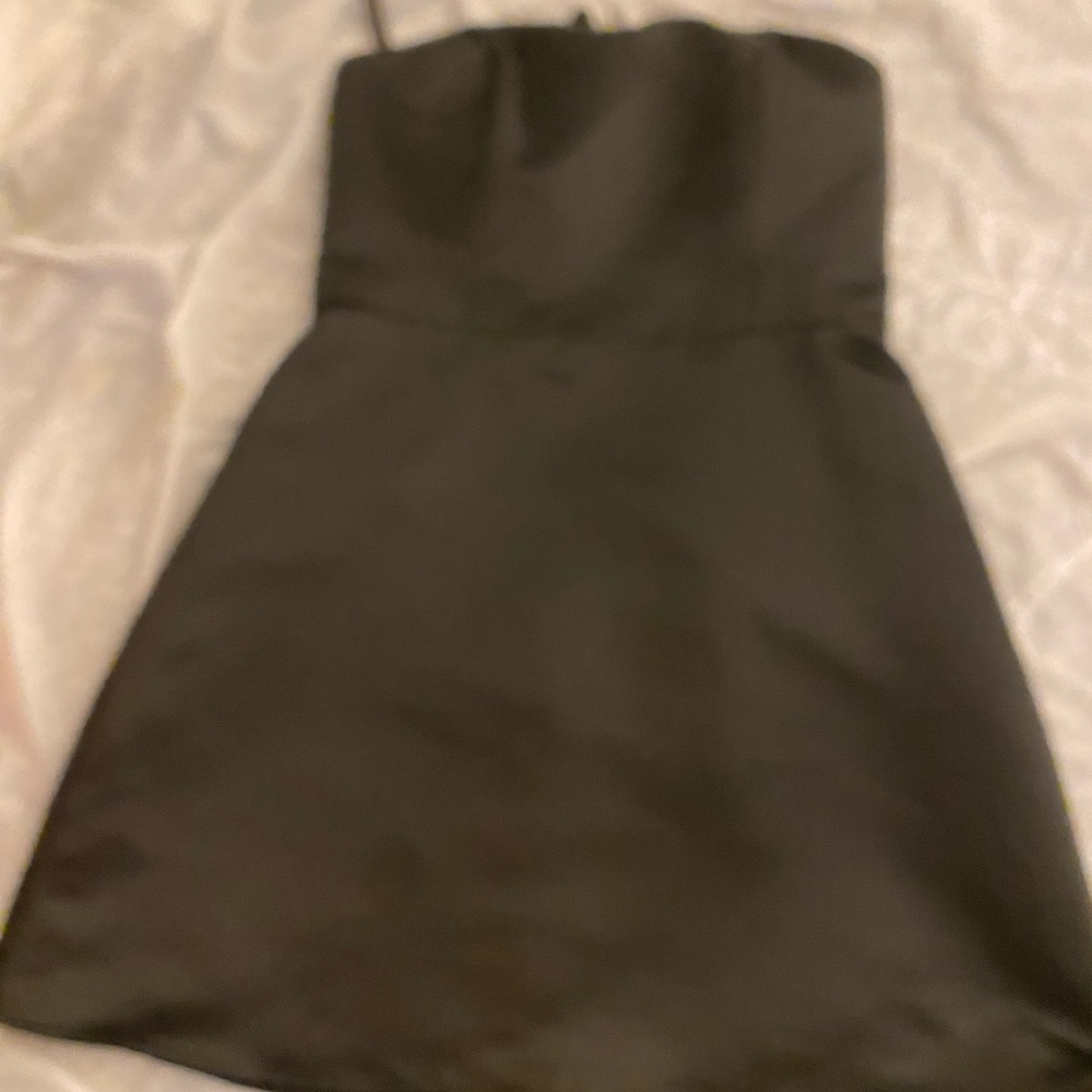Bill LEVKOFF classics black strapless dress ~size 12 pn#82955